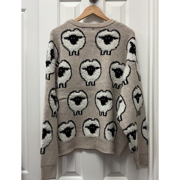 Woolrich x Target Adult Sheep Print Sweater Mens Womens Medium SOLD OUT - Picture 6 of 9